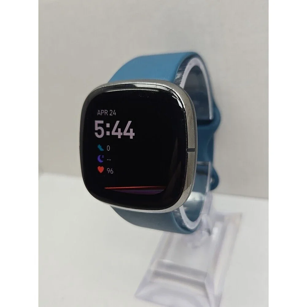 Fitbit Sense FB512 Smartwatch GPS ECG Heart Rate Activity Tracker No Charger
